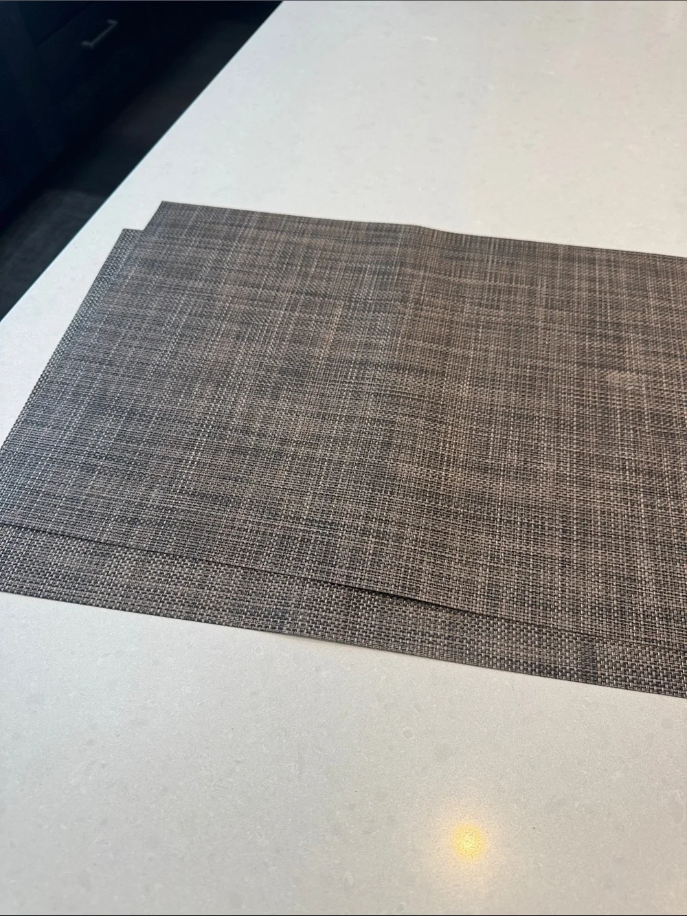 Chilewich Woven Placemat in Brown and Black